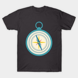 Retro Vintage Travel Compass T-Shirt